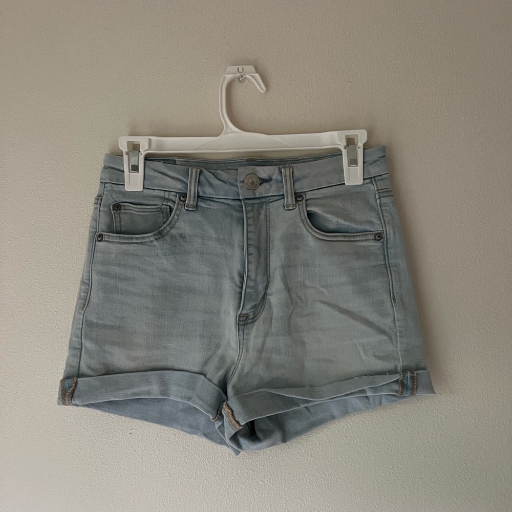 American Eagle Outfitters Blue Jean Shorts Casual Style
